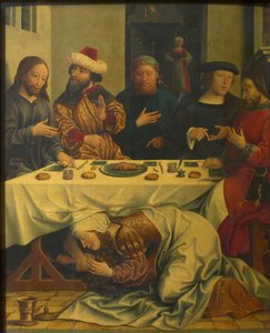 パリサイ人シモンの家でのキリスト、1510～1520年頃。