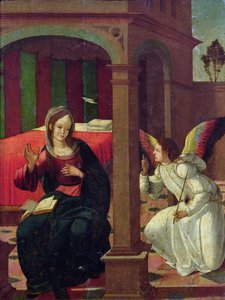 受胎告知 作： Master of the Manchester Madonna