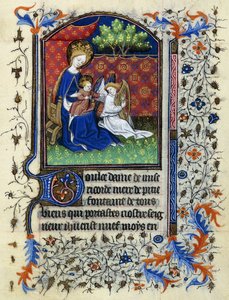 戴冠した聖母、1430年から1440年頃 作： Master of the Munich Golden Legend