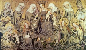 オルテンベルグ祭壇画の中央パネル、1410年から1420年頃 作： Master of the Ortenberg Altar