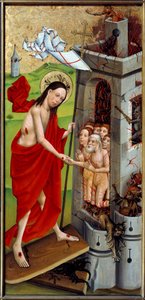 辺境のキリスト ライン川上流の巨匠による木版画（15世紀） 1460年 リヨン美術館、美術館 作： Master of the Rhine