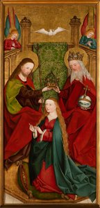 聖母マリアの戴冠式、1485～1490年頃。 作： Master of the Sacristy of Kaufbeuren