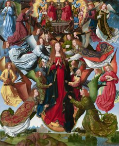 天の女王マリア 作： Master of the Saint Lucy Legend