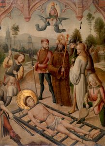 セントローレンスの殉教 作： Master of the Saint Ursula Legend