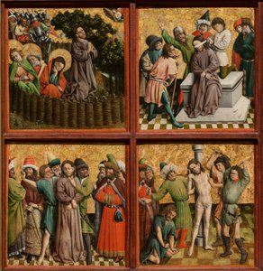 キリストの受難の祭壇画 作： Master of the Schlägl Altarpiece