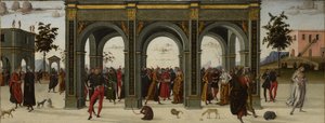グリセルダの物語。パートII：追放、c.1490-1495 作： Master of the Story of Griselda