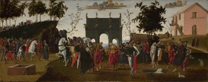 グリセルダの物語。パートI：結婚、c.1490-1495 作： Master of the Story of Griselda