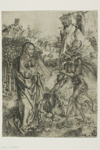 キリストの誘惑 作： Master of the Strache Altar