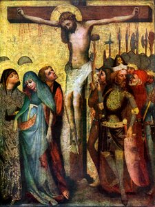 はりつけ、1400年前1955年 作： Master of the Trebon Altarpiece