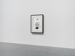 Columbine, 2018（木製フレーム、ボーダー、液晶スクリーン、扇風機、メディアプレーヤー） 作： マット・コリショー