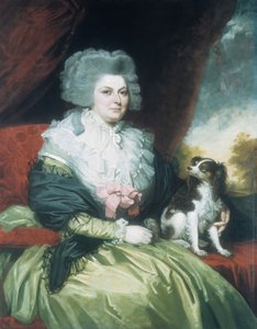 犬を持つ女性、1786年。