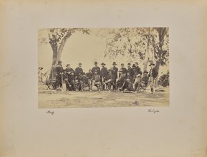 バーンサイドとスタッフ 作： Mathew B. Brady