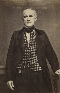 サム・ヒューストン 1860年頃～65年頃 （アルバム・シルバー・プリント 作： Mathew B. Brady