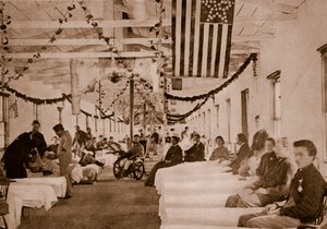 ワシントンDC近郊の陸軍病院、1861〜65 作： Mathew B. Brady