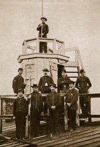 セントラルシグナルステーション、ワシントンDC、1861-65（セピア写真） 作： Mathew B. Brady
