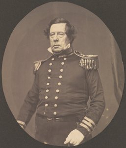 [提督マシュー・カルブレイス・ペリー]、1856-58。 作： Mathew Brady