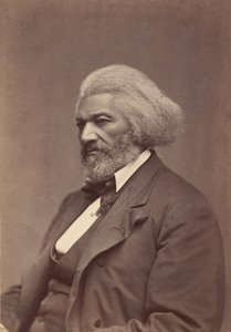 フレデリック・ダグラス、1880年頃。 作： Mathew Brady