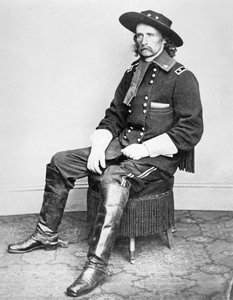 ジョージ・A・カスター将軍（モノクロ写真