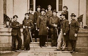 ウィルコックス将軍と職員、1861-65 作： Mathew B. Brady