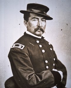 フィリップ・H・シェリダン将軍（1831-88）（モノクロ写真 作： Mathew Brady