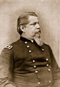 ウィンフィールドスコットハンコック将軍、1861-65年（セピア写真） 作： Mathew B. Brady