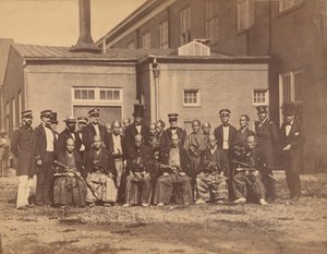 [日本大使館、ネイビーヤード、ワシントンDC]、1860年。