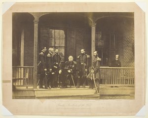 米陸軍参謀総長スコット中将、1861年。 作： Mathew Brady