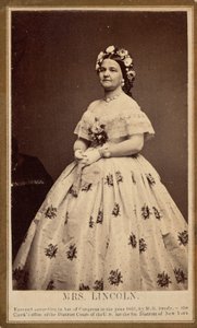 メアリー・トッド・リンカーン（1861年）（写真 作： マシューブレイディ