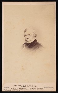 ウィリアム・ウィンストン・シートンの肖像 1785-1866年 1866年以前 作： Mathew Brady