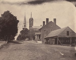 第二軍団病院、ワシントンD.C.、1863年頃 作： Mathew Brady