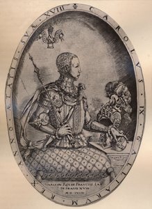 シャルル9世（フランス王）1568年 1894年 作： Mathias Zundt