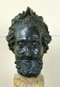 1599年以降のアンリ4世の頭（1553-1610）（ブロンズ）