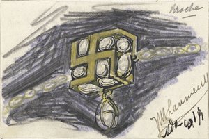 ブローチのデザイン 作： Mathieu Lauweriks
