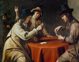 再会した詐欺師たち マチュー・ル・ナン（ルナン）（1607-1677）の絵画 17世紀