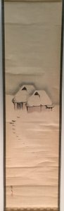 雪の中の2つの小屋 作： Matsumura Keibun