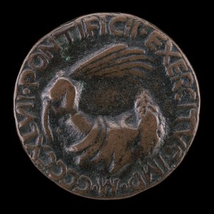 権威のエンブレム［裏面］、1447年 作： Matteo di Andrea de Pasti