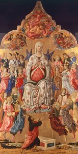 ベルトの聖母」マッテオ・ディ・ジョヴァンニ（約1430-1495）作 作： Matteo di Giovanni