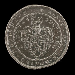 武器と碑文 [逆]、1592 年。 作： Matthäus Carl