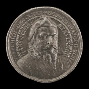 ハンス・スケル（1518-1592）ニュルンベルクのパトリシア［裏面］、1592年