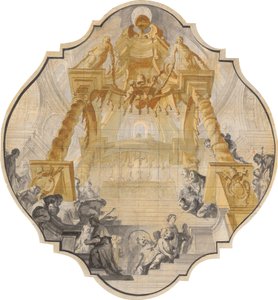聖ペテロの墓の崇拝者 作： Matthäus Günther