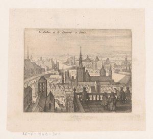 パリの顔 Le Palais et le loire a Paris (オブジェクトのタイトル) フランスの七つの風景と街並み（連載タイトル） 作： Matthäus Merian (I)