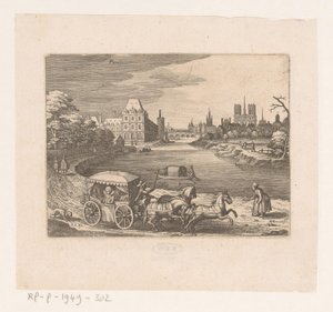 パリの顔 パリ（オブジェクトのタイトル） フランスの七つの風景と街並み（連載タイトル） 作： Matthäus Merian (I)