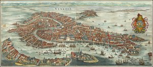 1636年、マテウス・メリアンによるヴェネツィア鳥瞰図 作： マテウス・メリアン
