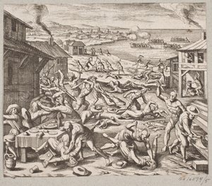 こうしてこの平和も欺瞞によって破られた 作： Matthäus Merian d.Æ.