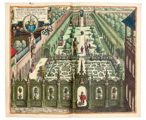ヨハンシュウィンデンの庭 作： Matthaus the Elder Merian