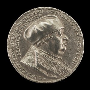 Lorenz Truchsess von Pommersfelden, 1473-1543, マインツ大聖堂の院長 [obverse]. 作： Matthes Gebel