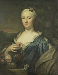 Coenraad van Heemskerck の妻、Agnes Margaretha Albinus の肖像