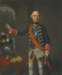 フリードリッヒ ヴィルヘルム エルンストの肖像、シャンブルク​​ リッペ伯爵 1724 年 - 1777 年、1763 年