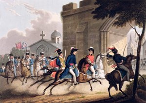 1813年5月20日、ウェリントン卿のサラマンカへの入場、1815年 作： Matthew Dubourg