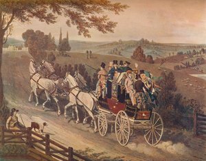 ステージコーチ、1822 作： Matthew Dubourg